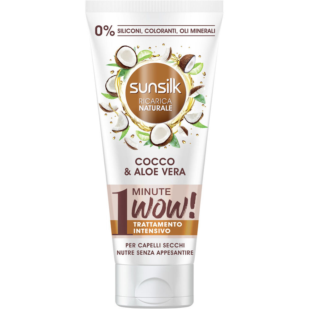 Sunsilk 1 Minute Wow Cocco e Aloe Maschera 180 ml, , large