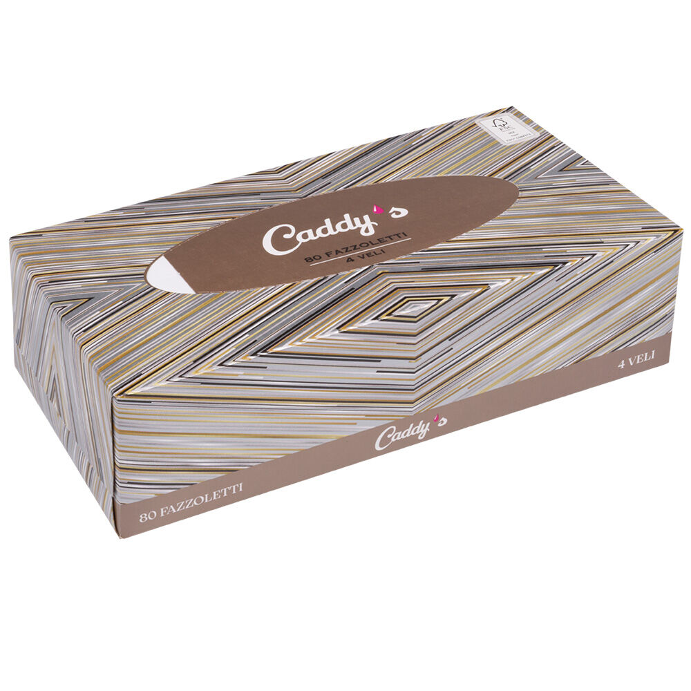 Caddy's Fazzoletti 4 Veli 80 Pezzi, , large