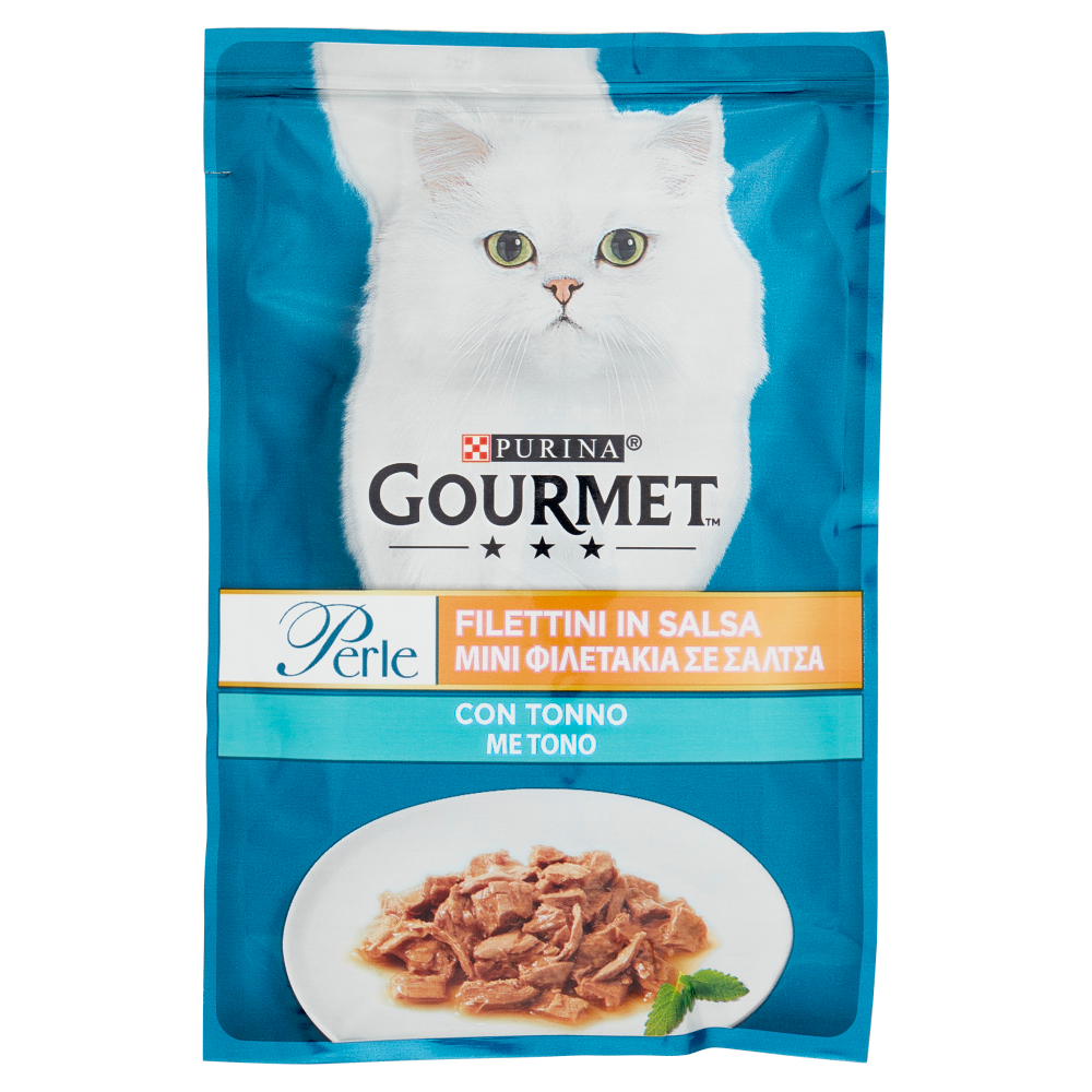 Gourmet Perle Filettini in Salsa con Tonno 85 g - -