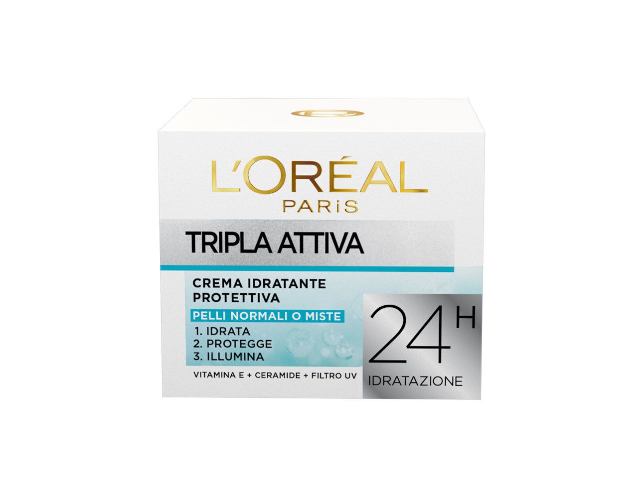 L'Oréal Paris Tripla Attiva Crema Idratante Protettiva 50 ml - -