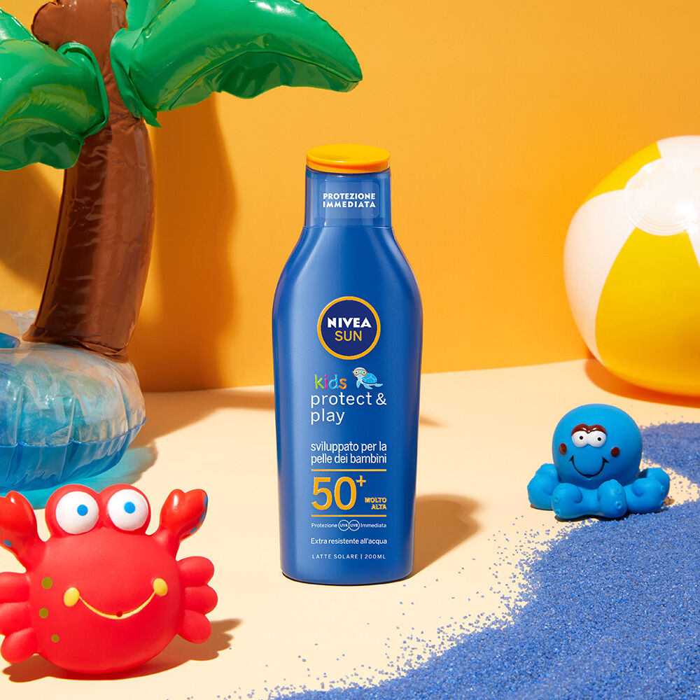 Nivea Sun Kids Latte Solare Spf 50+ 200 ml, , large