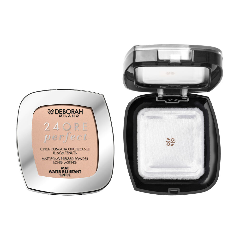Deborah 24 Ore Perfect Cipria Compatta 03 Rose, , large