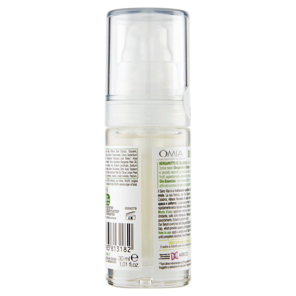 Omia Laboratori Ecobio Siero Viso Bergamotto Di Calabria 30ml, , large