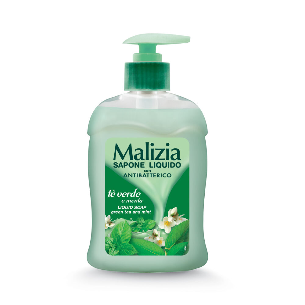 Malizia Té Verde e Menta Sapone Liquido 300 ml - -