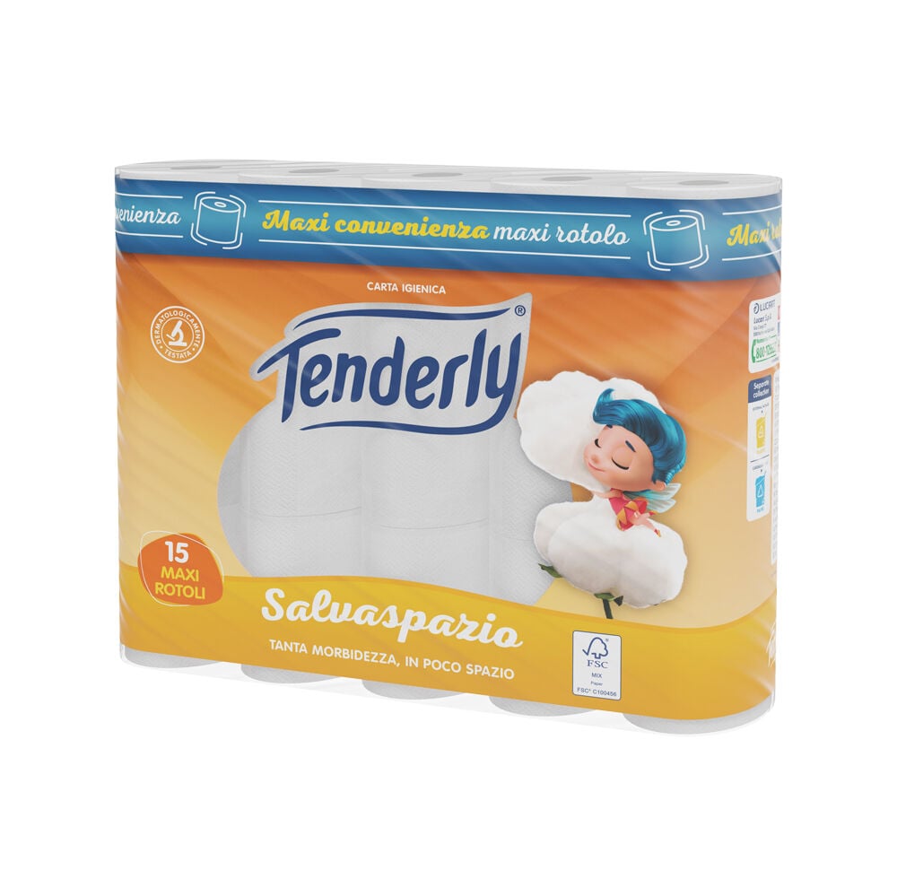Tenderly Salvaspazio Carta Igienica 15 Rotoli - -