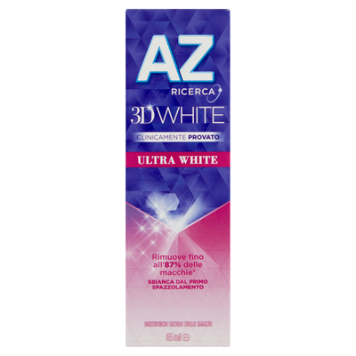 Az Ricerca Dentifricio 3D White Ultra White 75 ml