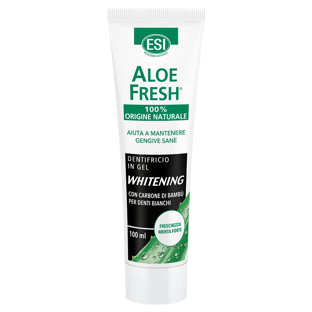 Aloe Fresh Whitening Con Carbone Bamb&ugrave; Dentifricio 100 ml, , large