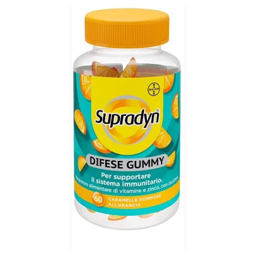 Bayer Spa Supradyn Difese Gummy - Integratore Alimentare Per Le Difese Immunitarie - 60 Caramelle Gommose - Immagine 12