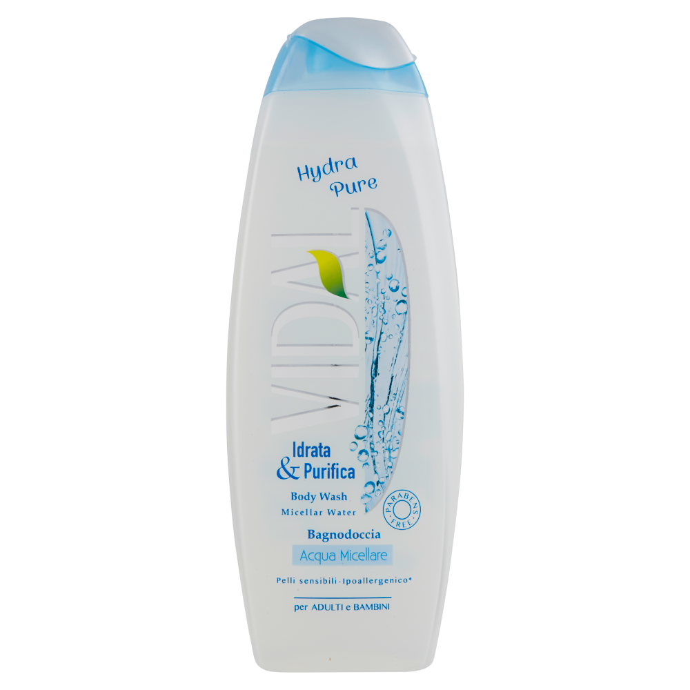 VIDAL Hydra Pure - Bagnodoccia Con Acqua Micellare 500 ml - Immagine 3