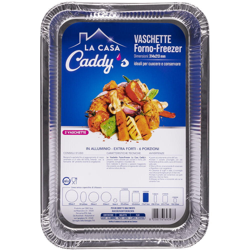 Caddy's Forno-Freezer 314x213 mm 2 Vaschette - -