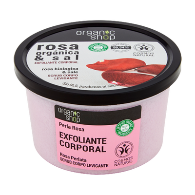 Organic Shop Rosa Biologica e Sale  Scrub  250 ml