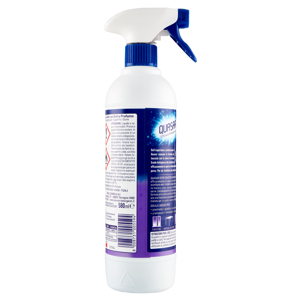 Quasar Vetri Extra Profumo Spray 580ml, , large