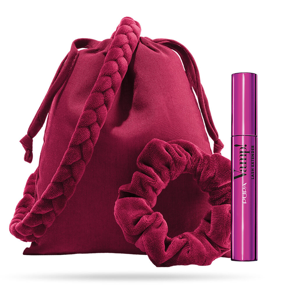 Pupa Pochette Mascara Vamp! Lash Extender + Fascetta + Scrunchy, , large