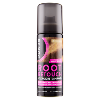 Syoss Root Retouch Colorazione Temporanea Biondo Scuro 120 ml,  Syoss Root Retouch Colorazione Temporanea Biondo Scuro 120 ml