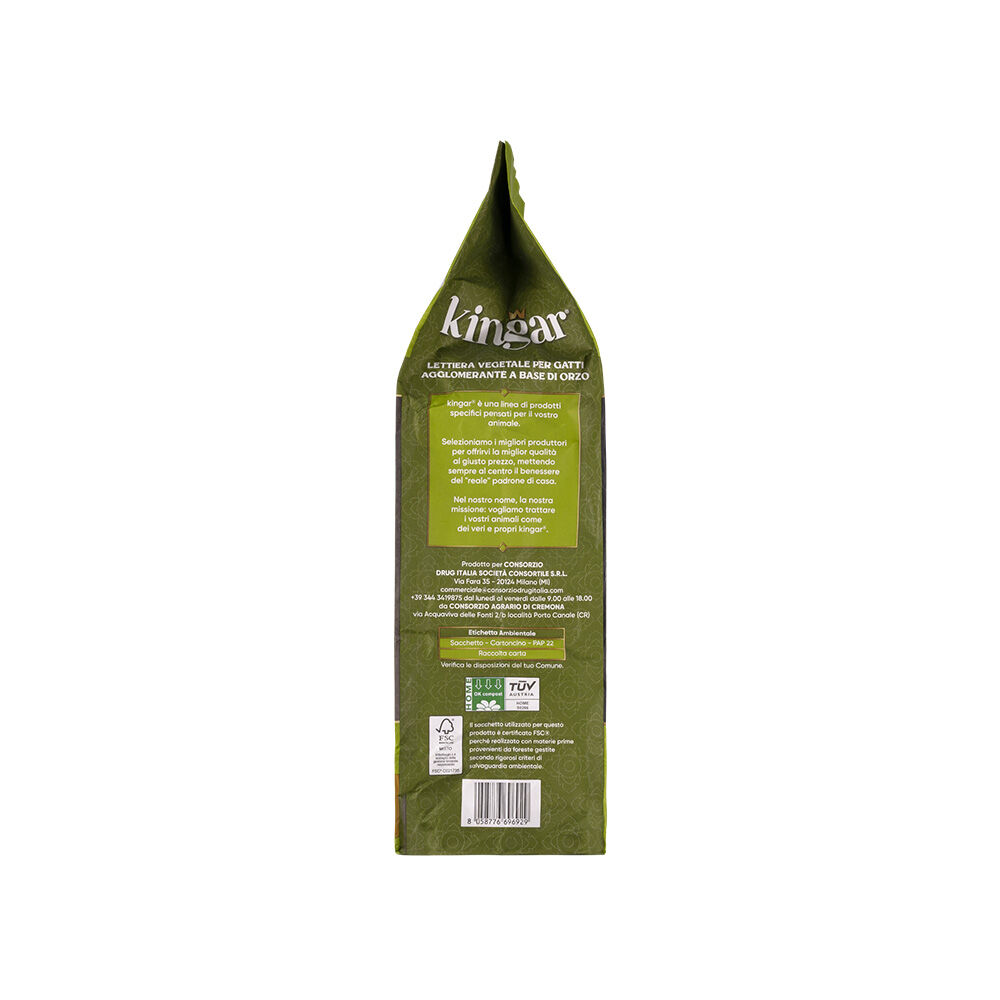 Kingar Cat Lettiera Agglomerante Vegetale, , large