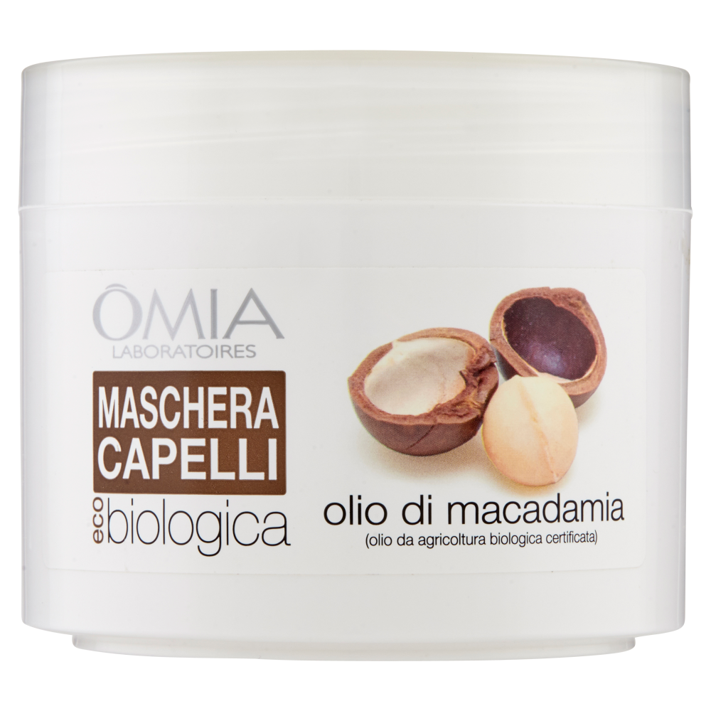 Omia Ecobiologico Maschera Capelli Olio Macadamia, , large