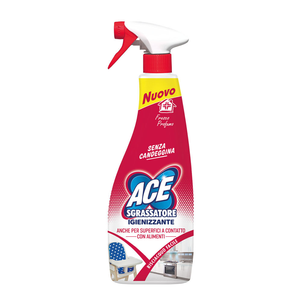 Ace Sgrassatore Igienizzante Spray 500 ml, , large