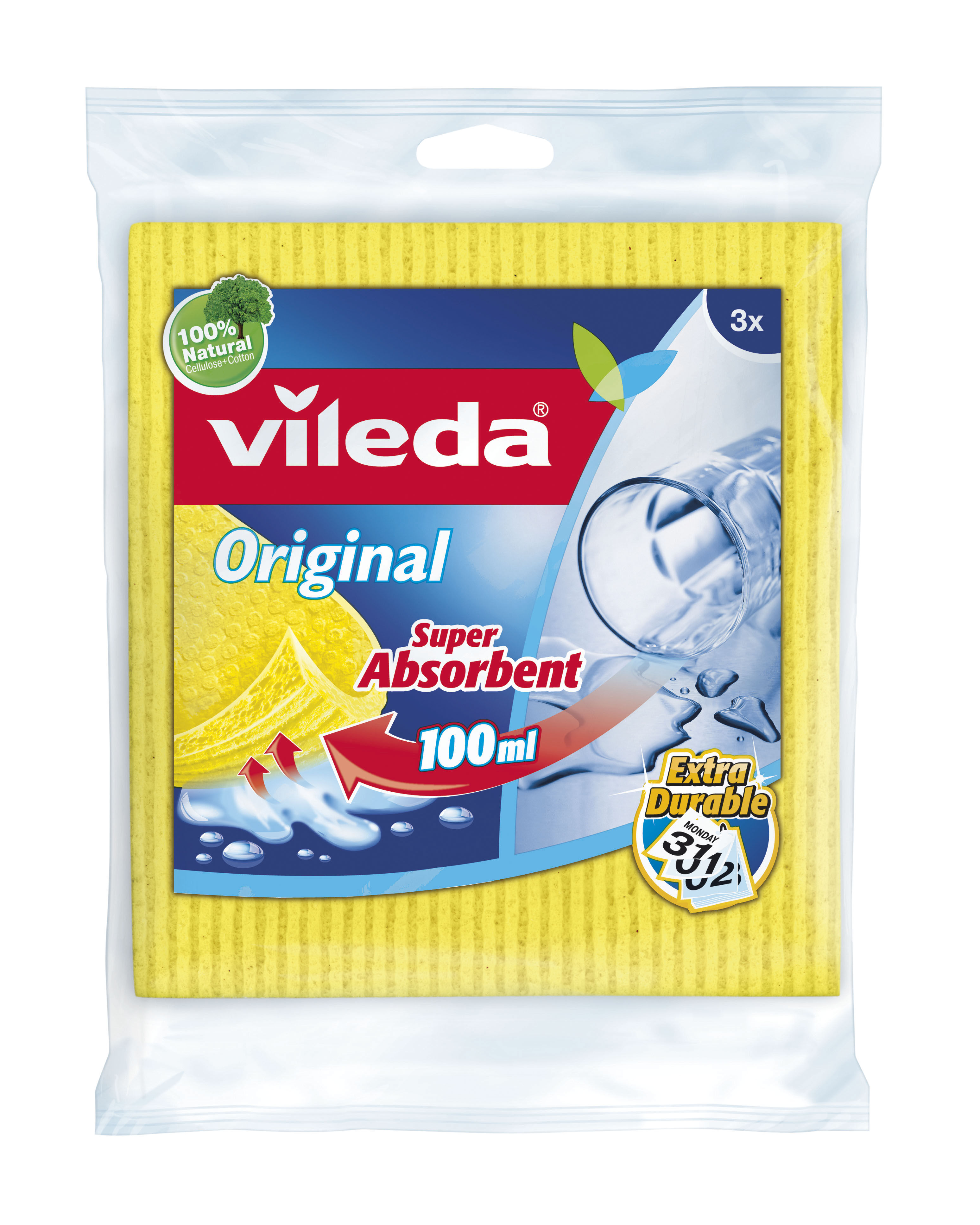 Vileda Pannospugna 3 Pezzi - -