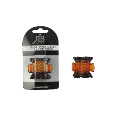 Royal Beauty Coppia Pinze Tartaruga 4 cm