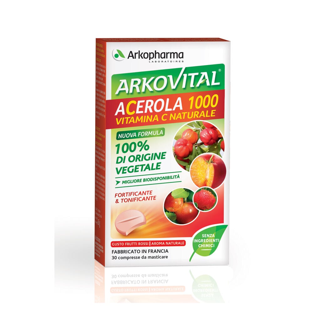 Arkovital Arkopharma Acerola Vitamina C 30 Compresse Masticabili - Immagine 11