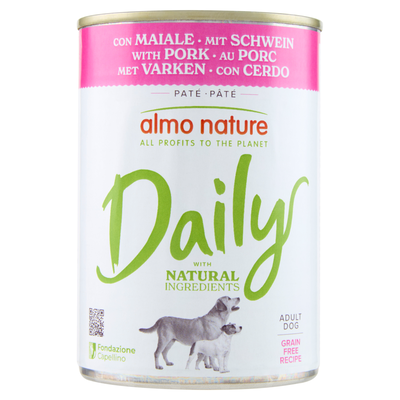 Almo Nature Daily Adult Dog con Maiale 400 g