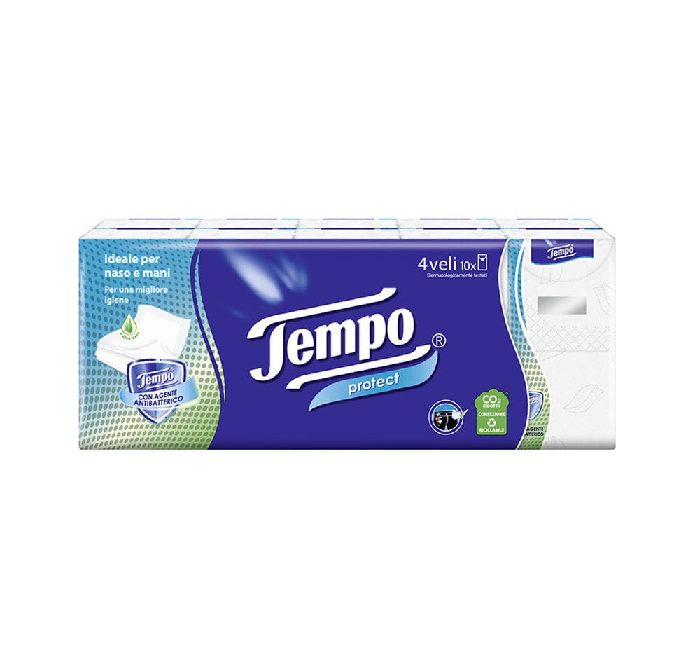 Tempo Protect Fazzoletti 10 Confezioni - -