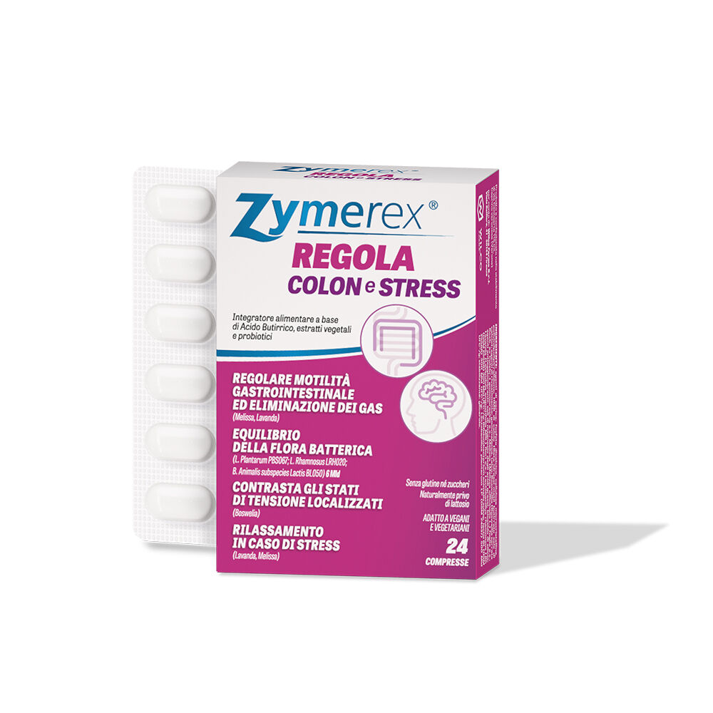 Zymerex Regola Colon e Stress 24 Compresse, , large