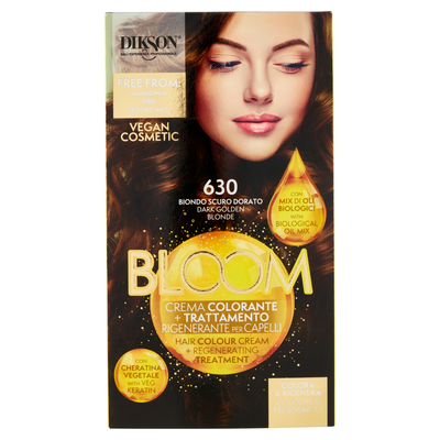 Dikson Bloom Crema Colorante 630 Biondo Scuro Dorato	