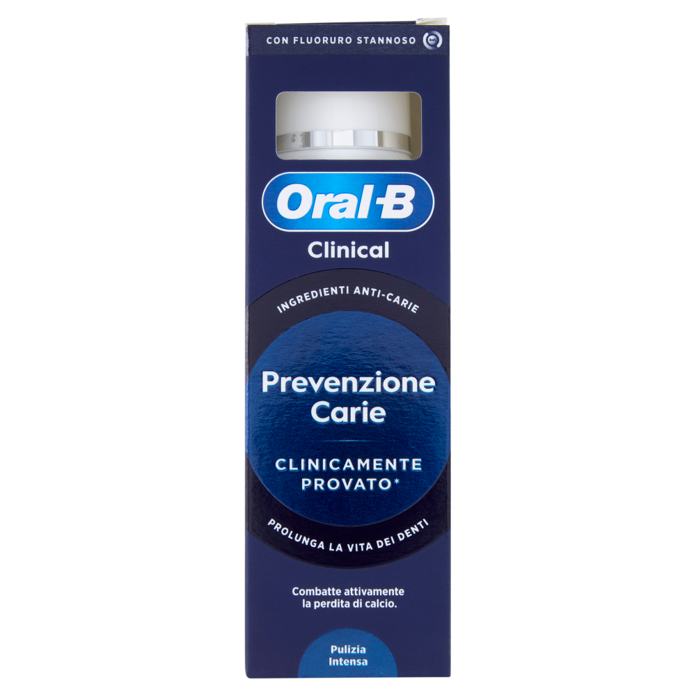 Oral-B Clinical Dentifricio Prevenzione Carie Pulizia Intensa 75 ml, , large