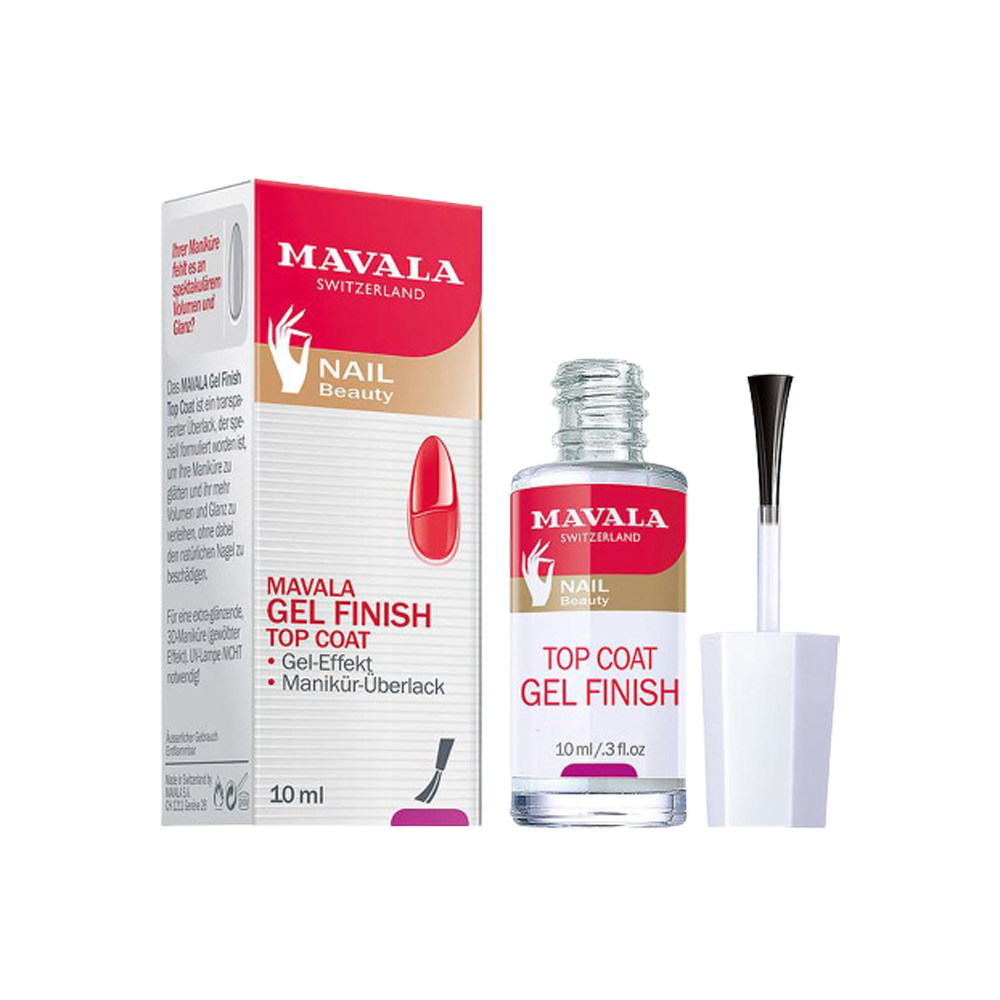 Mavala Top Coat Gel Finish 10 Ml - Finitura Trasparente 10X10x8 Kg Smalto Per Unghie - Immagine 5