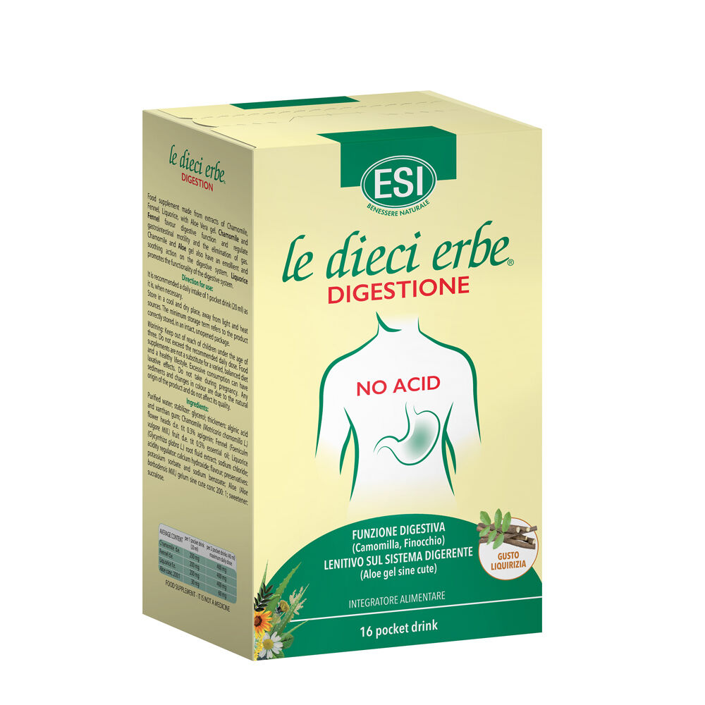 Le Dieci Erbe Digestione No Acid 16 Pocket Drink, , large