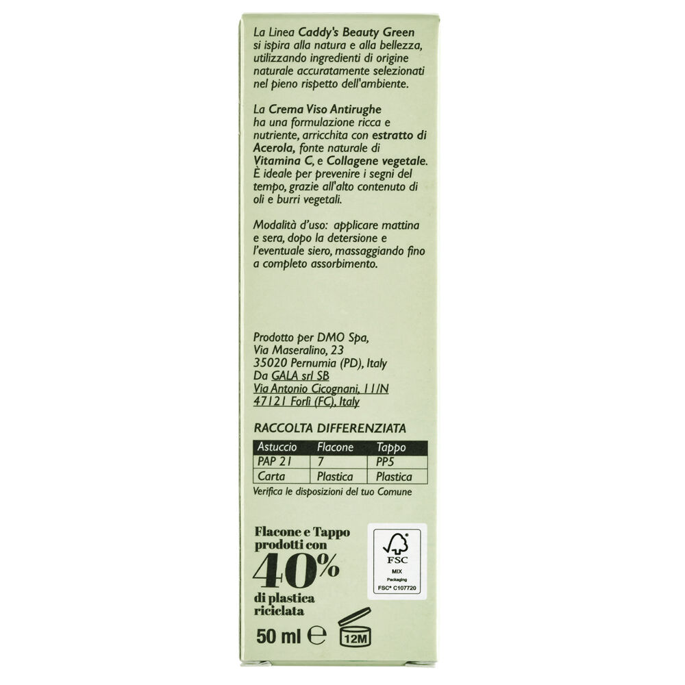 Caddy's Beauty Green Crema Viso Antirughe 50 ml, , large