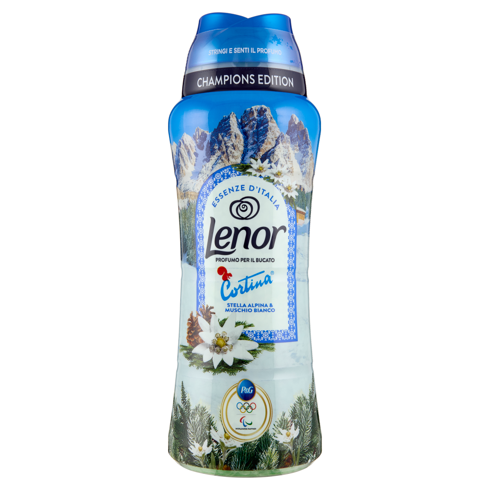 Lenor Essenze d'Italia Profumo per il Bucato Cortina Stella Alpina & Muschio Bianco 495 g, , large