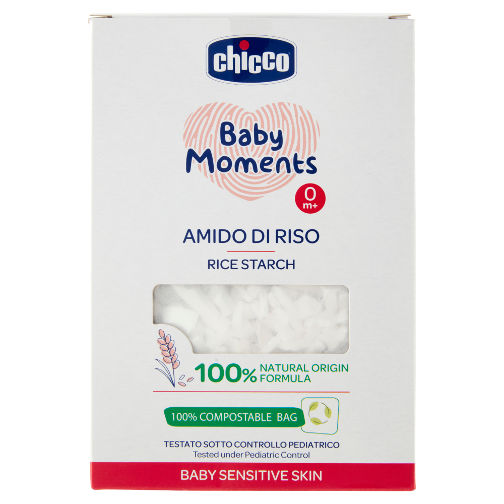 Chicco Baby Moments Amido di Riso Baby Sensitive Skin 0m+ 250 g, , large
