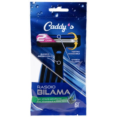 Caddy's Rasoio Bilama 6 Pezzi