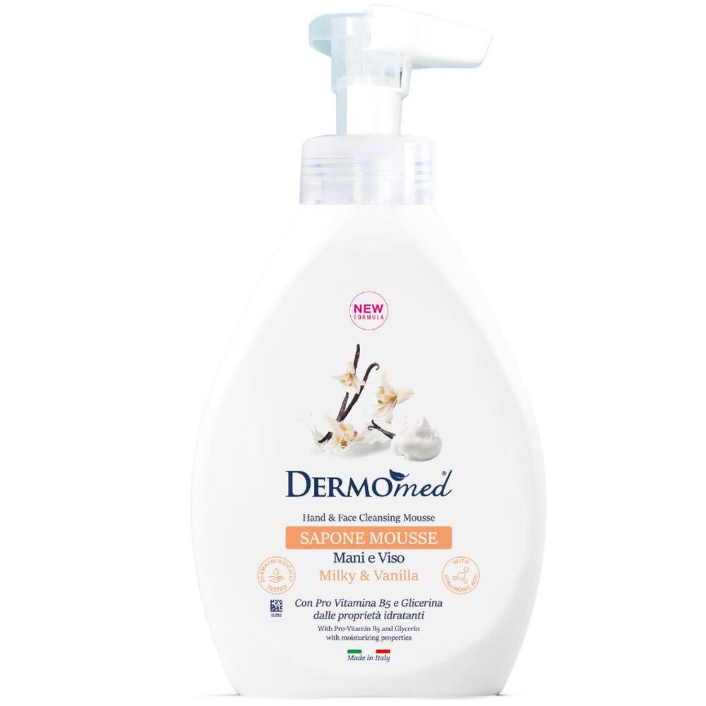 Dermomed Sapone Liquido Mousse Milky 500ml, , large