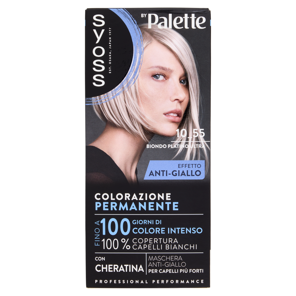 Syoss By Palette Colorazione Permanente 10.55 Biondo Platino Ultra, , large