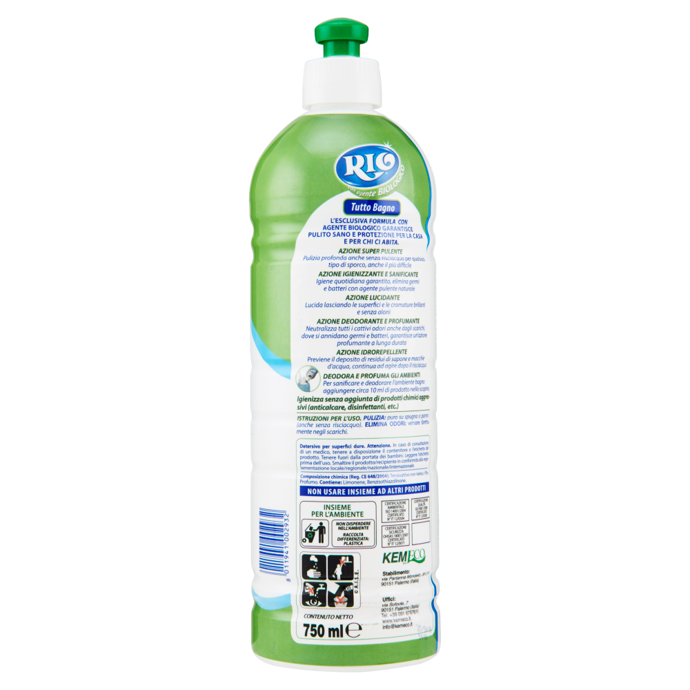 Rio con Agente Biologico Tutto Bagno 750 ml, , large