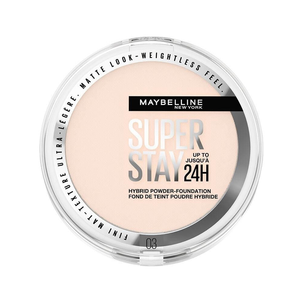 Maybelline SuperStay 24H Hybrid Powder Foundation 03 True Ivory - -
