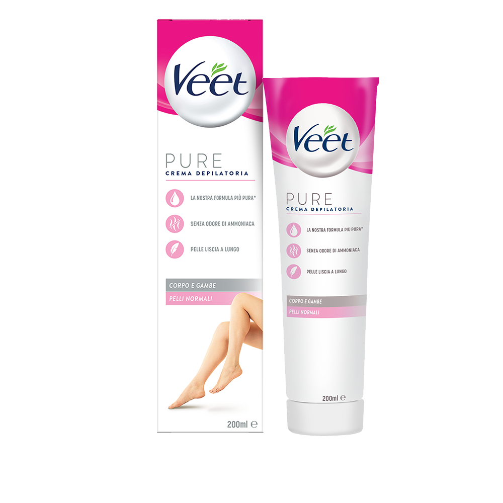 Veet Crema Depilatoria Pelli Normali Silky Fresh Technology 200 ml - -