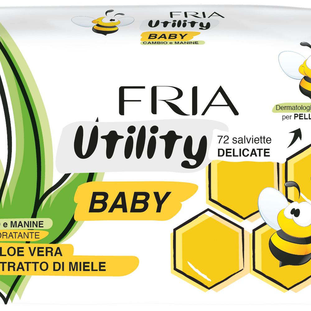 Fria Salviette Utility Baby 72 Pezzi, , large