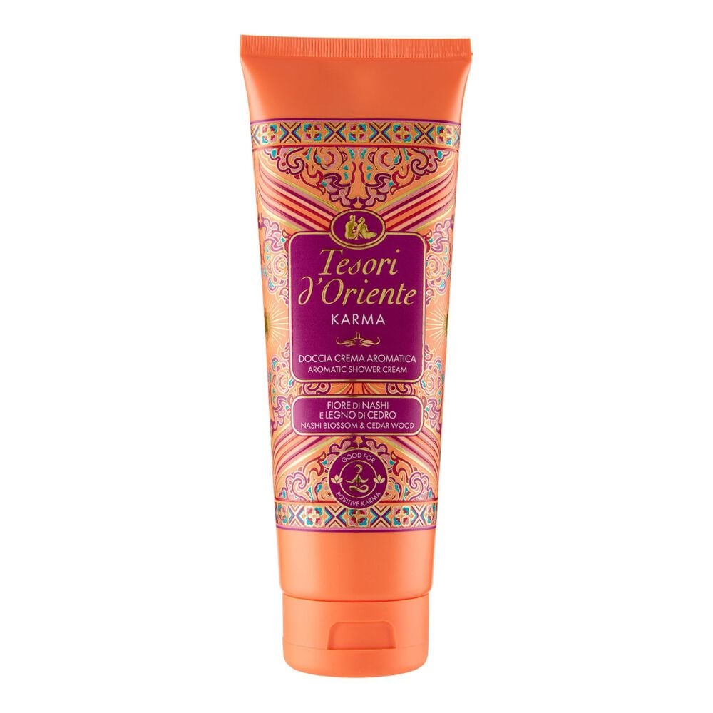 Tesori D'Oriente Karma Doccia Crema Aromatica Fiore di Nashi e Legno di Cedro 250 ml - -