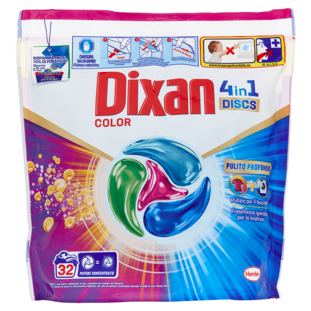 Dixan Discs Color 32 Pz - -