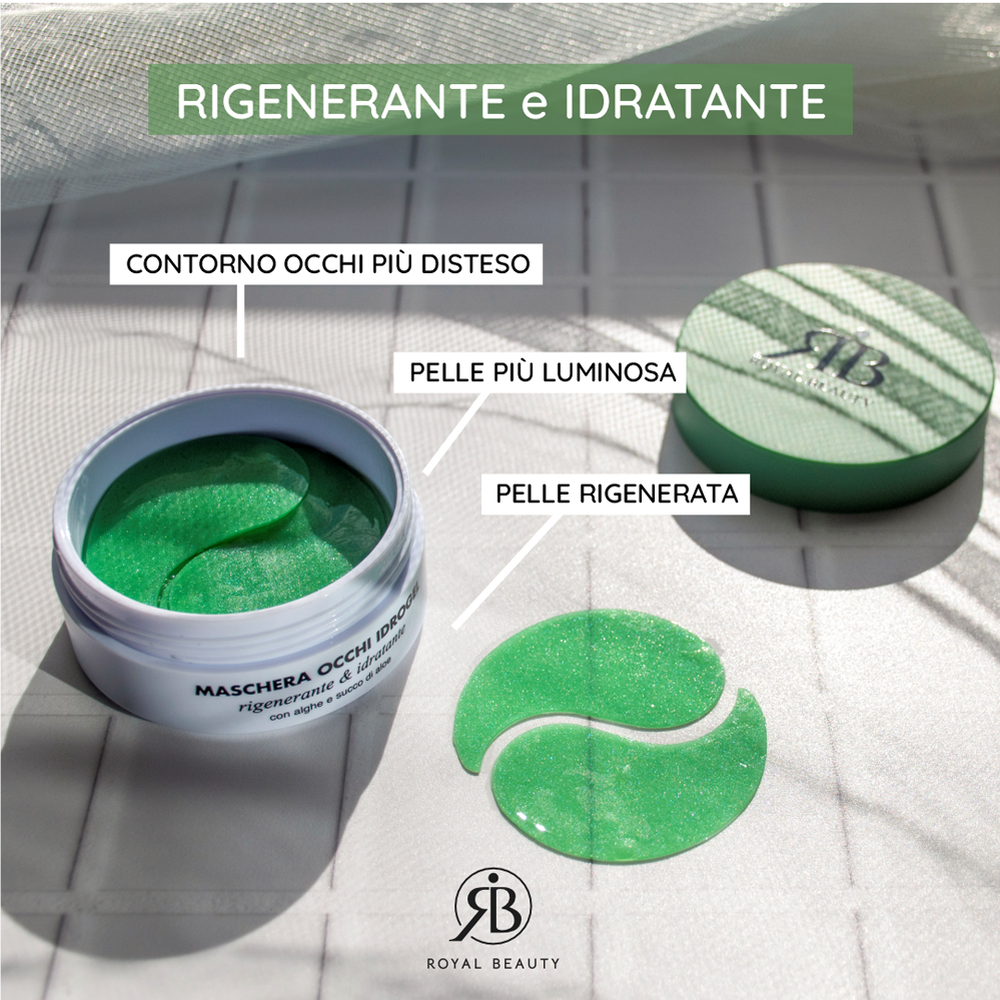 Royal Beauty Maschera Occhi in Idrogel Rigenerante e Idratante 30 Pezzi, , large