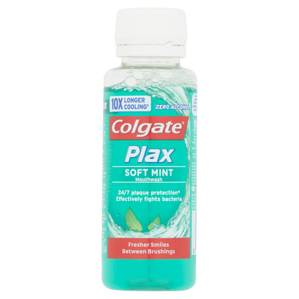 Colgate Collutorio Plax Soft Mint con Antibatterico 100 ml, , large