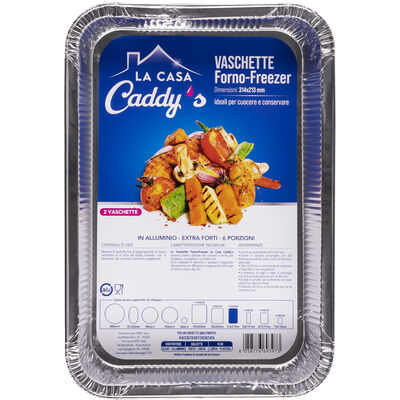 Caddy's Forno-Freezer 314x213 mm 2 Vaschette,  Caddy's Forno-Freezer 314x213 mm 2 Vaschette