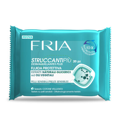 Fria Struccantipi&ugrave; Fluida Protettiva 20 Salviettine