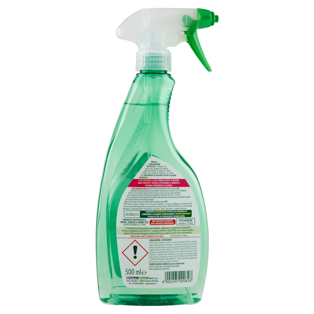 Winni's Naturel Sgrassatore Universale 500 ml, , large