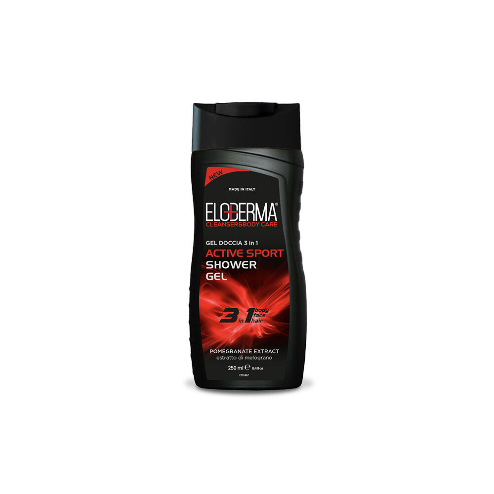 Eloderma Active Sport Gel Doccia 3in1 Uomo 250 ml, , large
