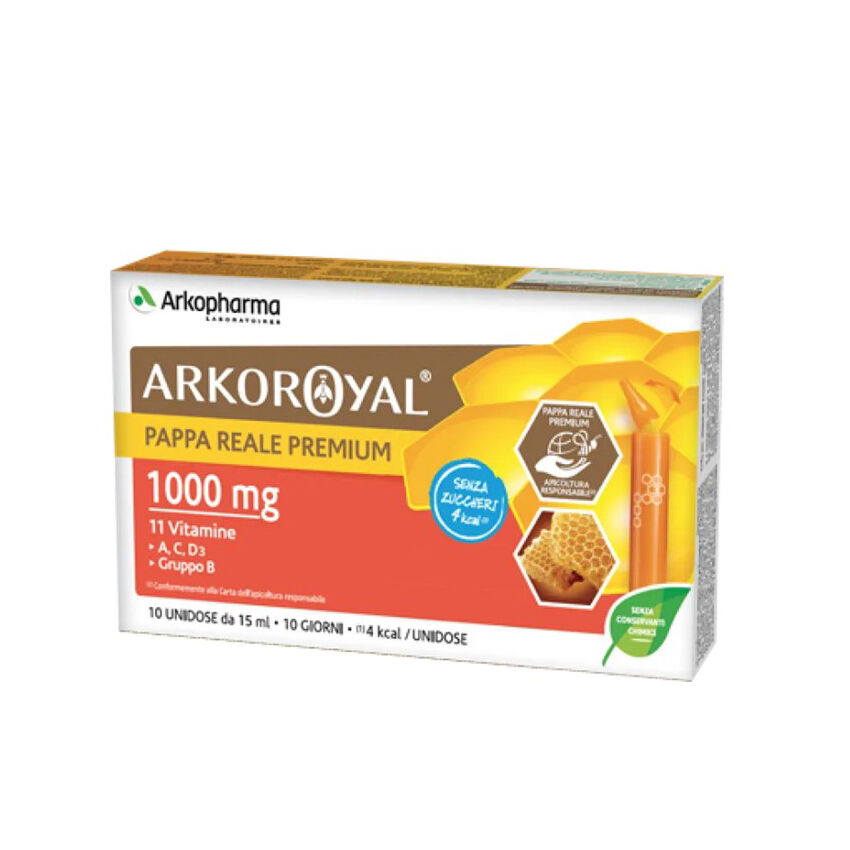 Arkoroyal 1000 mg + 11 Vitamine 10 Flaconcini - -